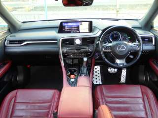 レクサス RX RX450h Fスポーツ 4WD 赤革シート 12.3型TVナビ 電動リヤゲートの画像3