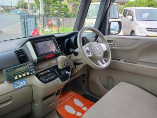 ホンダ N BOX+ 福祉車両 スローパー タクシーメーター付 電動ウインチ ナビ TV ETC スマートキー ワンオーナー車の画像6