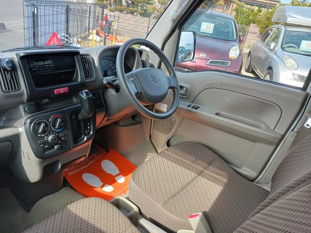 スズキ エブリィ 福祉車両 スローパー 電動ウインチ リア補助席付 オーバヘッドコンソール オートギアシフト車の画像6