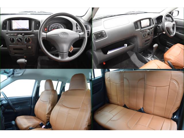 トヨタ プロボックスバン DX 4WD ナビ 地デジTV フルセグ Bluetooth ETC リフトアップ シートカバー  新品ルーフラック ブラックアウトホイール 新品マッドタイヤ アウトドアカスタムの画像14